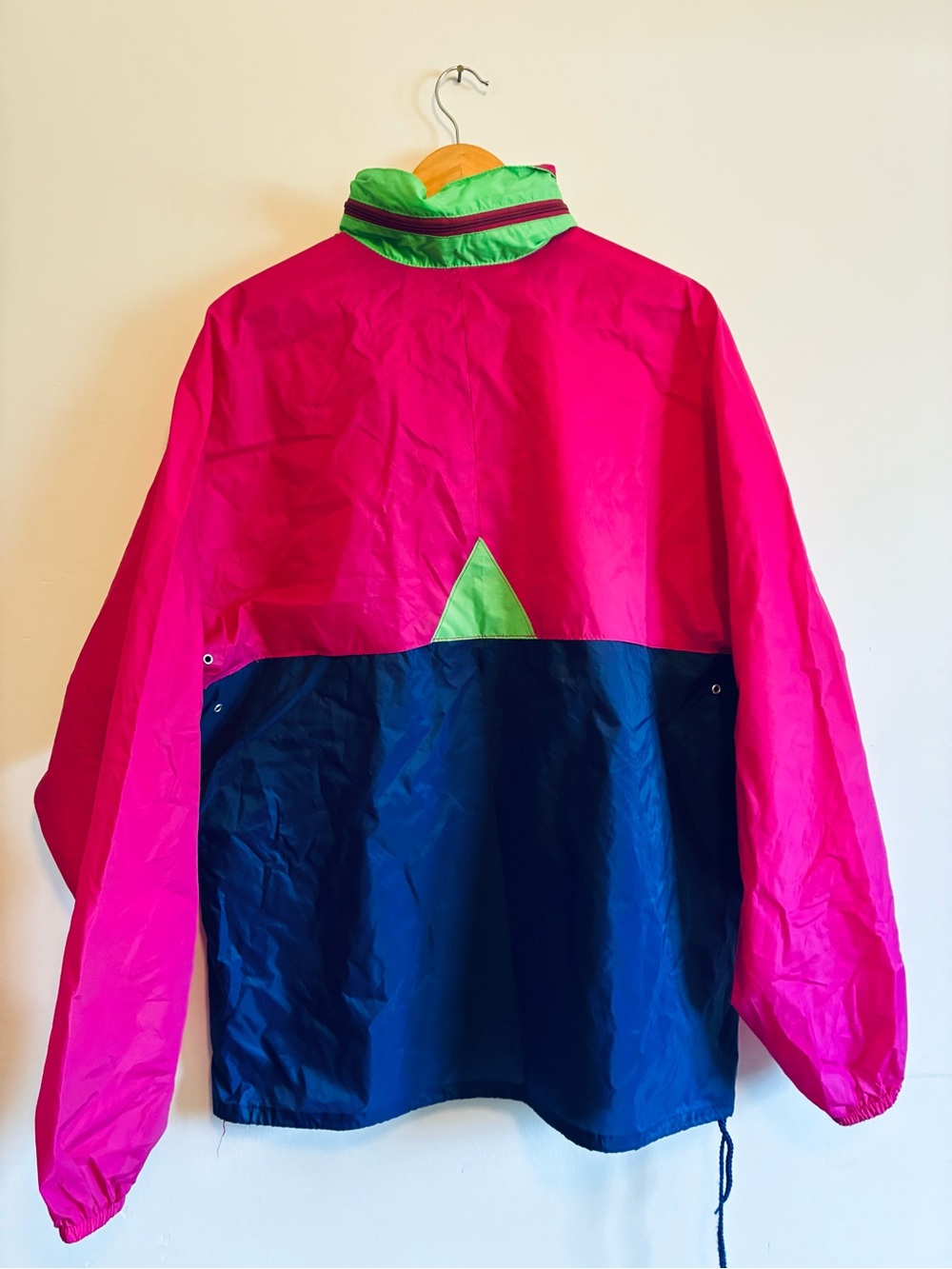 K-Way Packable Colorblock Raincoat - Picture 3 of 8